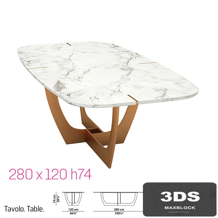 Romeo Baxter dining table.