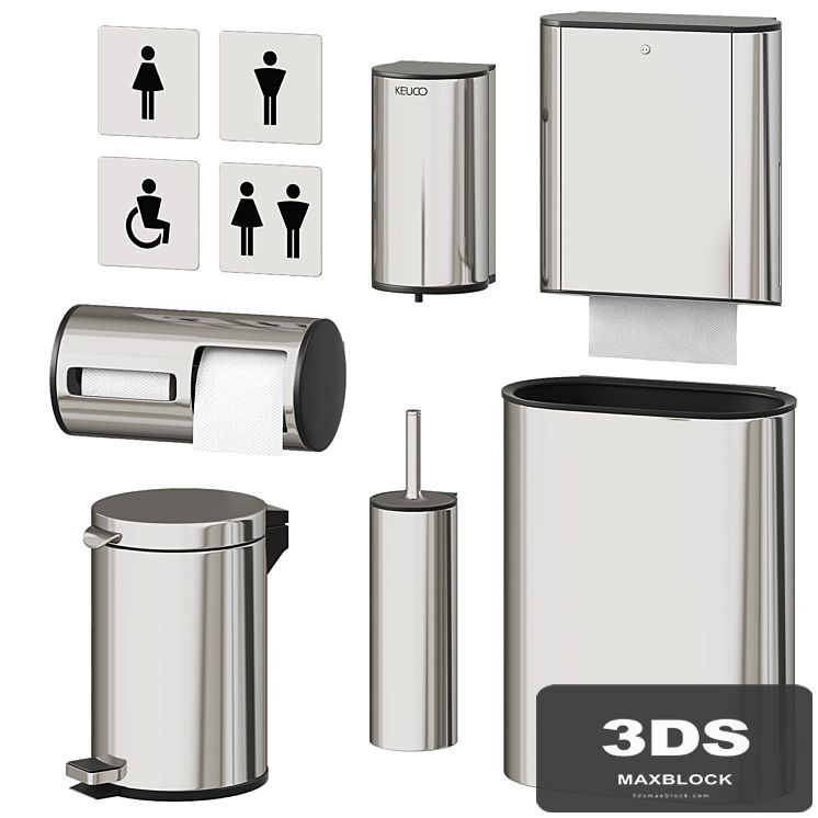 Accessories for public toilet Keuco Plan