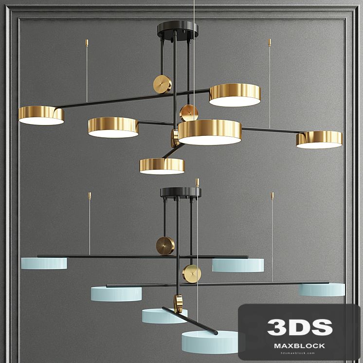 Led ceiling chandelier