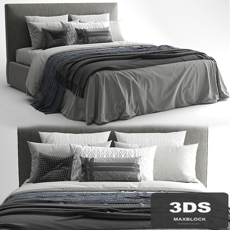 Bed stone plus meridiani