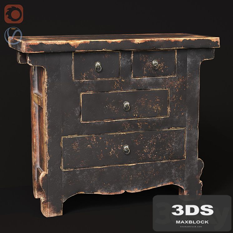 Rustic chest of drawers