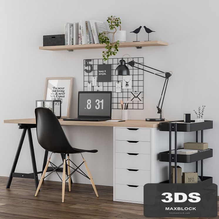 Home office ikea set