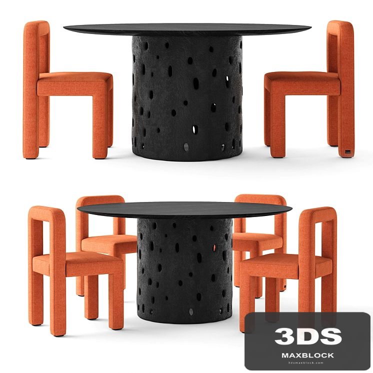 Faina Design Toptun Chair and Ztista Table