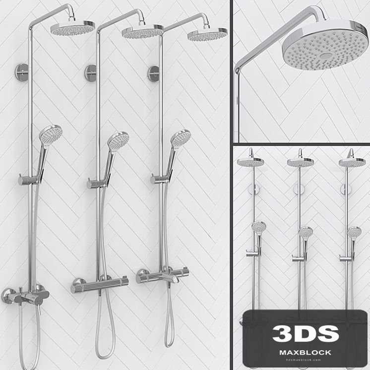 HANSGROHE shower systems | Croma Select S 180