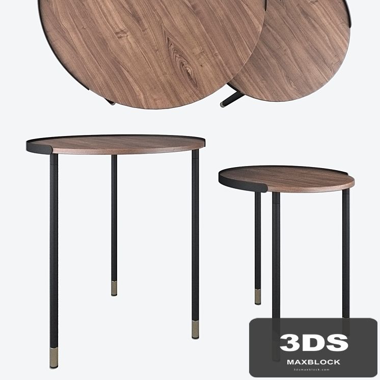 Set of 2 tables ALINER CC0756M46, La Forma