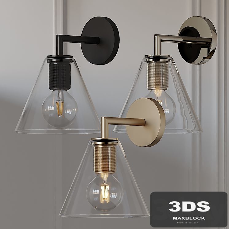 Utilitaire Funnel Shade Single Sconce