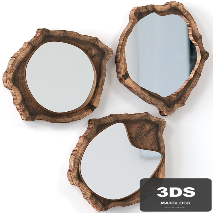 Collection of slab mirrors.