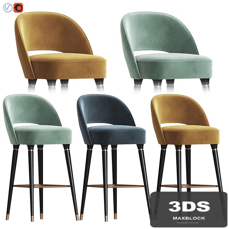 Collins Bar Chair Essential Home