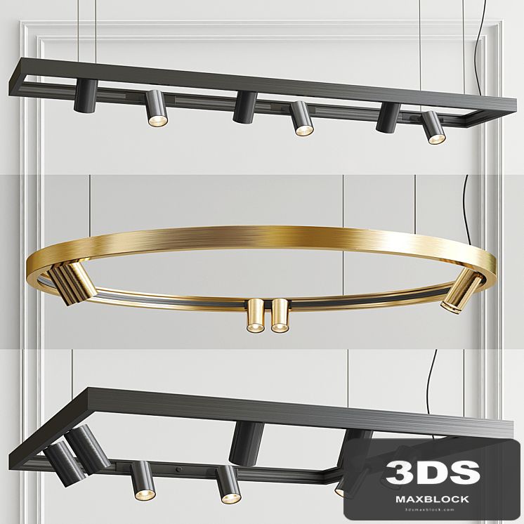 Superloop Spy Delta Chandelier - 3 type