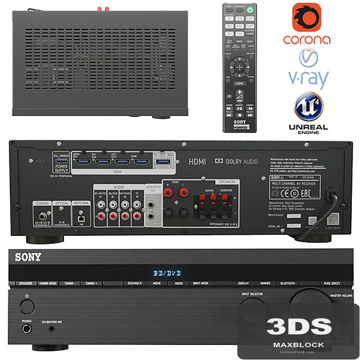 Sony AV receiver STR-DH590 Audio System