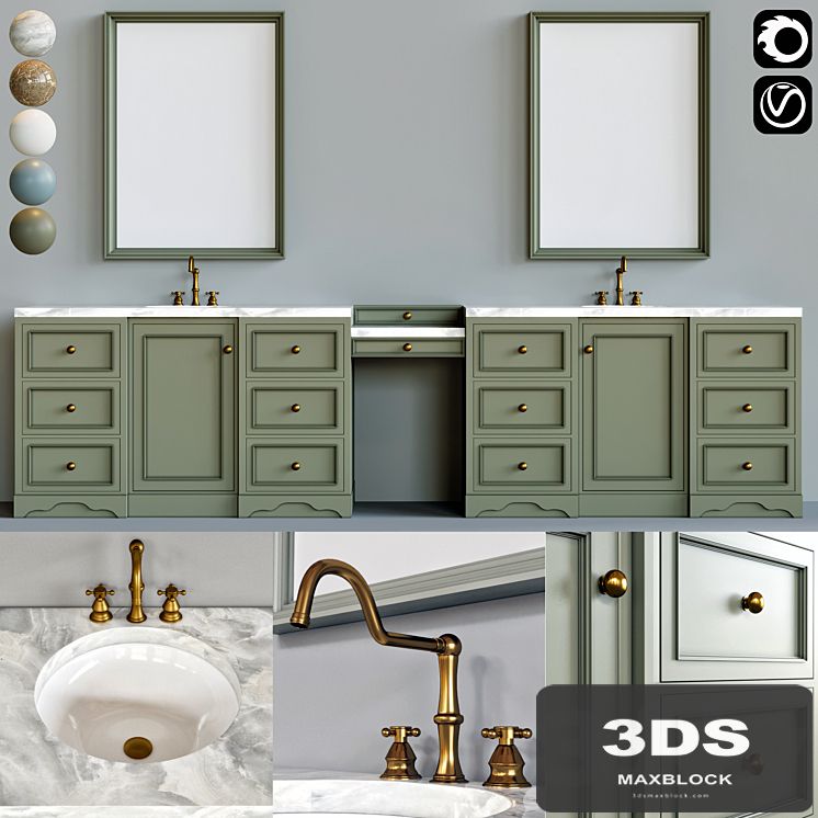 classic bathroom furniture 01