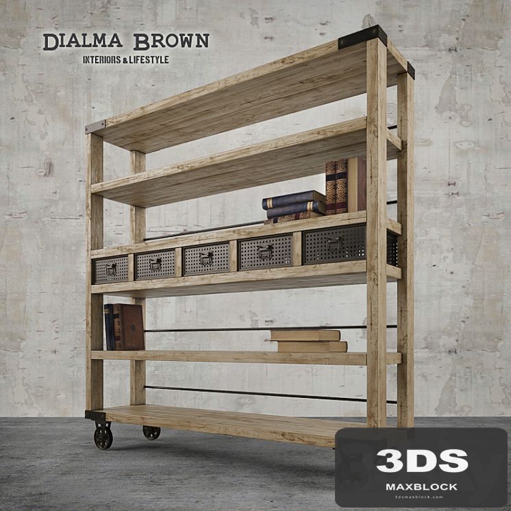 Shelving Dialma Brown DB003739