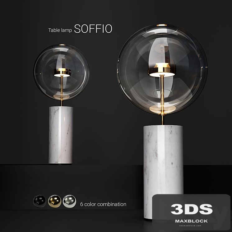 Giopato & Coombes Bolle Soffio table lamp