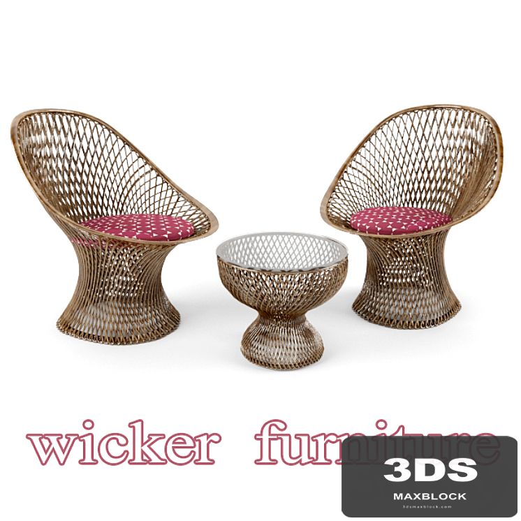 Wicker furniture