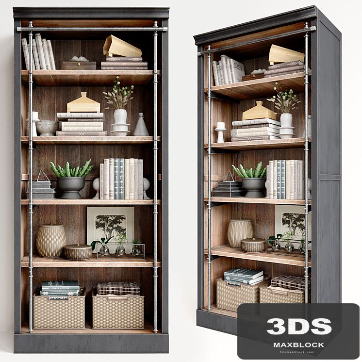 Rack Pottery Barn Gavin Reclaimed Wood Bookcase