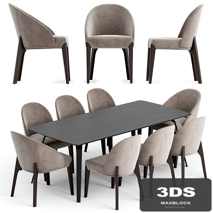 Dining Set Bugatti Sandalye
