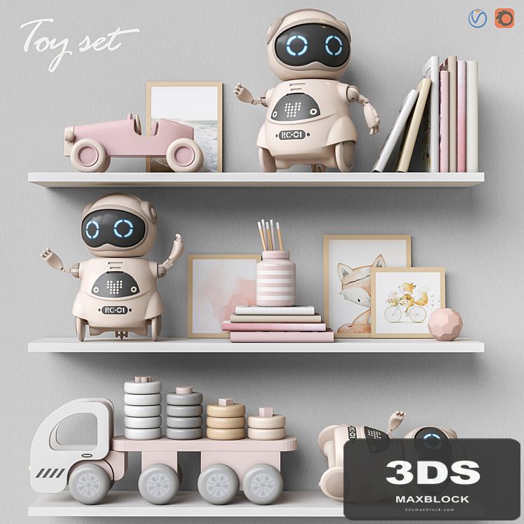 Toys and furniture set 61