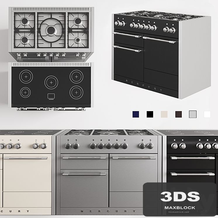 Gas and electric stove AGA Mercury