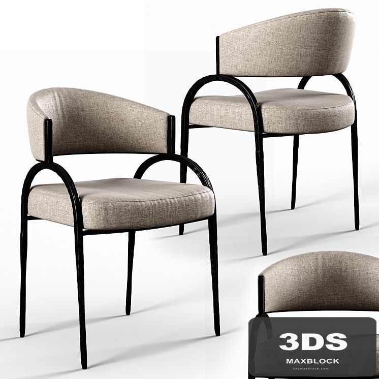 Arteriors bahati chair
