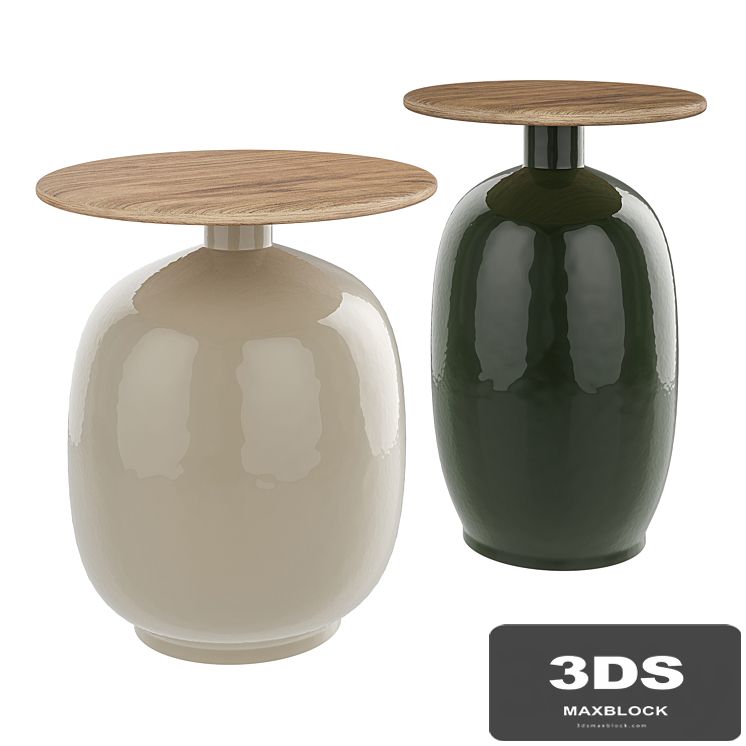 Blow Side Table Set by Gloster