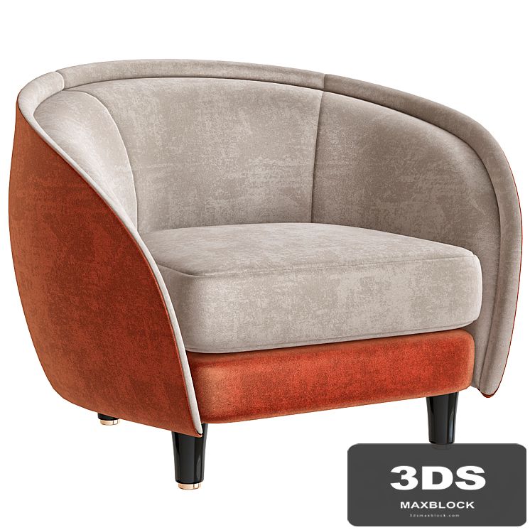 Revers Lounge Chair by Gubi