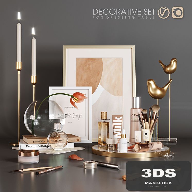 Decorative set with Tulip