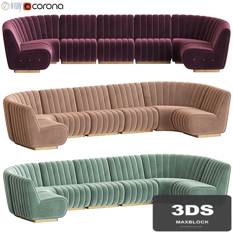 Sophia long sofa