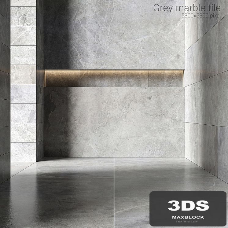 Gray marble tiles 2