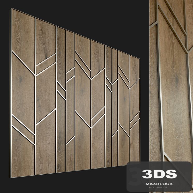 Wall panel made of wood. Decorative wall. 57