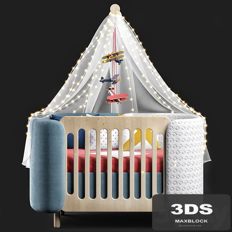 Dot and cross bed