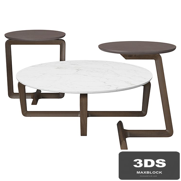 Poltrona Frau - Fidelio Small Round Tables