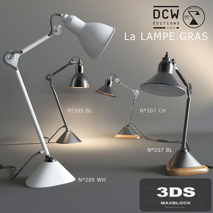 Table light n02 "La Lampe GRAS"