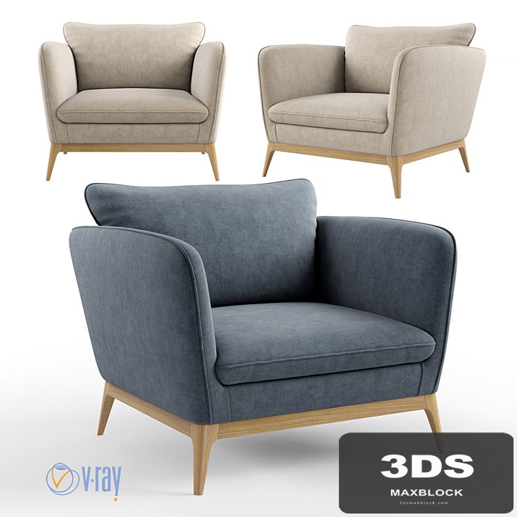 La Redoute. Armchair James AM.PM