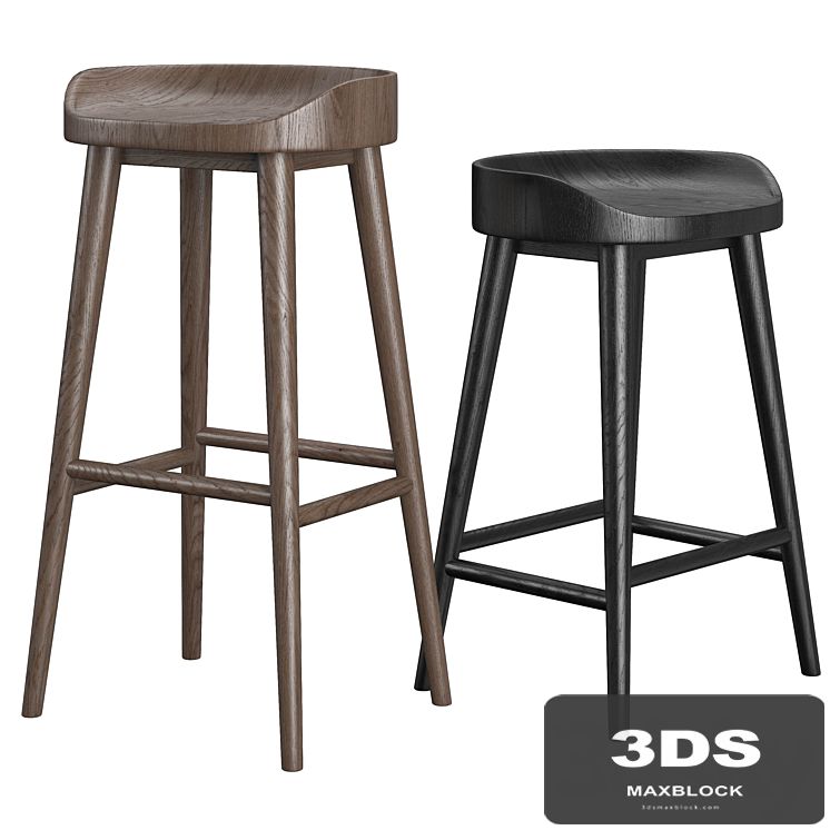 RH Danish Stool
