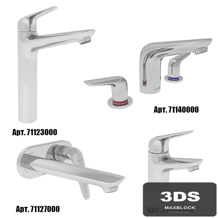 HANSGROHE bathtub faucets collection | Novus SET 1