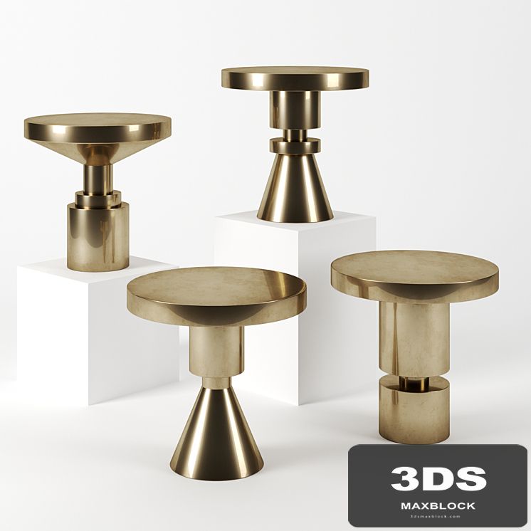 Chess Piece Side Table by Anna Karlin