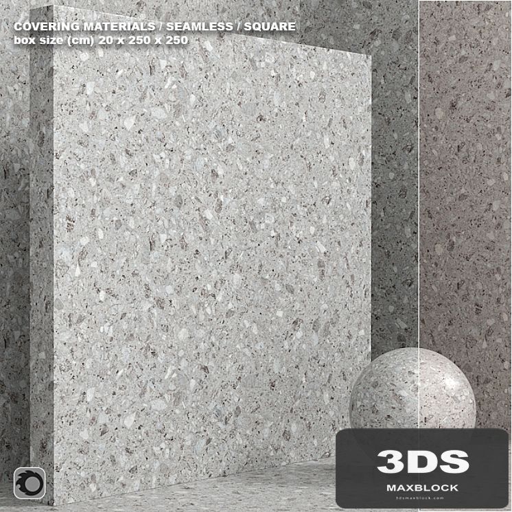 Material (seamless) - stone, terrazzo, quartzite set 122