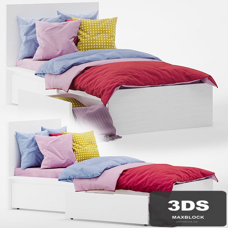 Ikea malm single bed