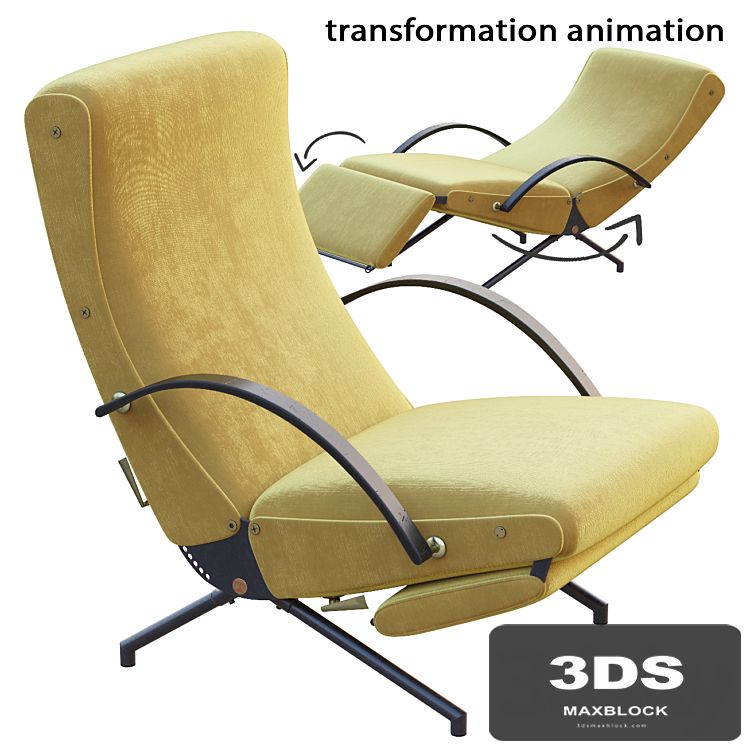 AVE TECNO P40 Lounge Chair by Borsani 1950