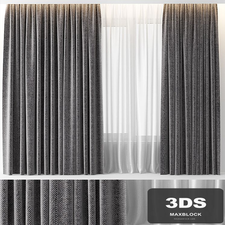 WOOL GRAY CURTAINS