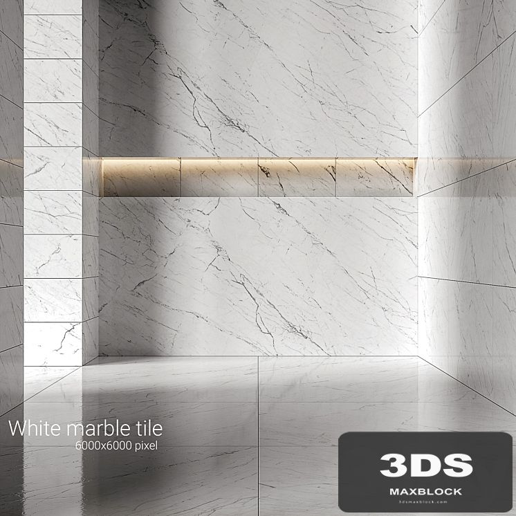 White marble tiles 5