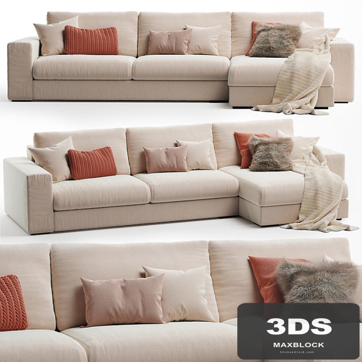 Grande plain sofa