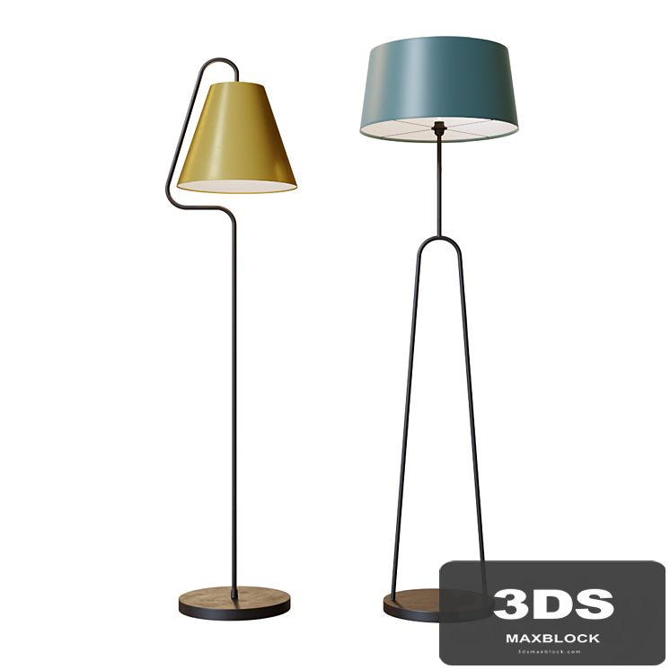 COUPOLE & ALFA floor lamp