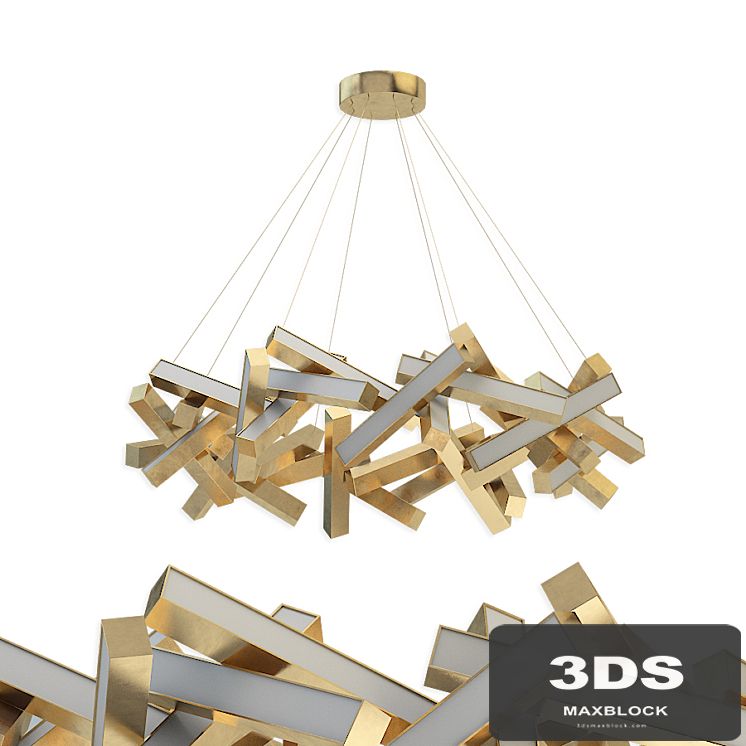 Chaos 31-light Led Geometric Pendant