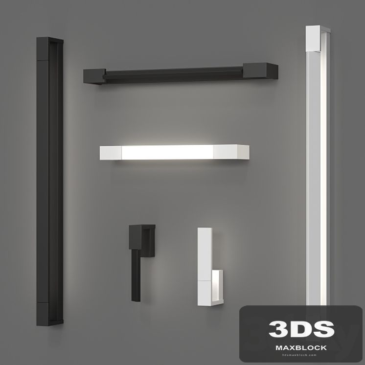 Azzardo Dali wall lamp set (6 sizes, 2 colors)