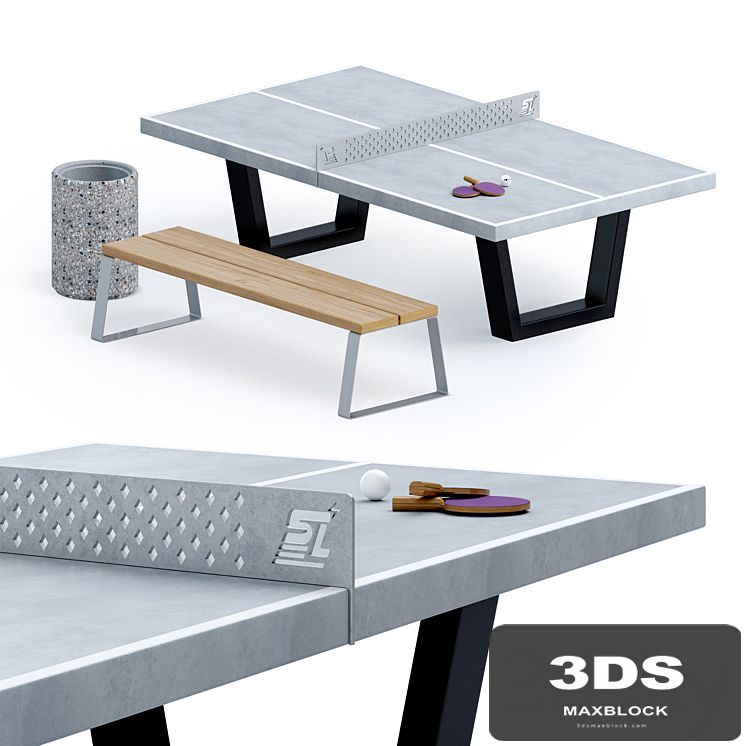 Vandal-proof tennis table Start Line City Strong Outdoor 60-717