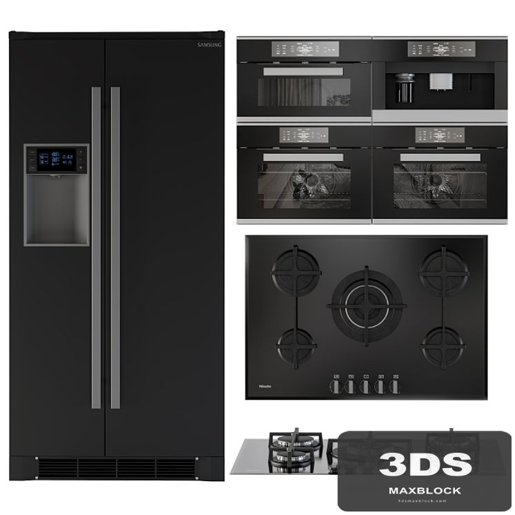 Kitchen Appliance Kit Black