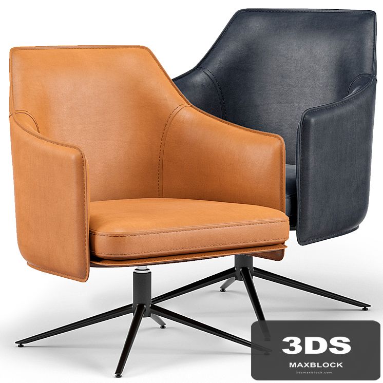 Tahoe Lounge Chair Cognac