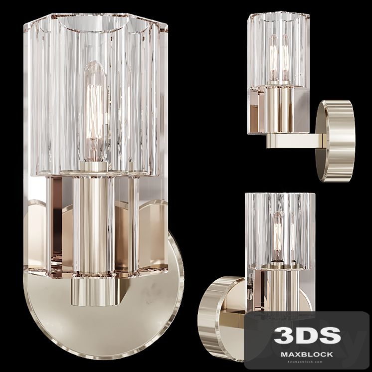 Restoration Hardware ARCACHON SINGLE SCONCE Nickel