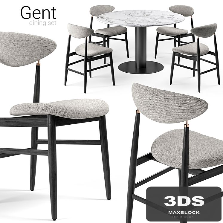 Gubi dining set